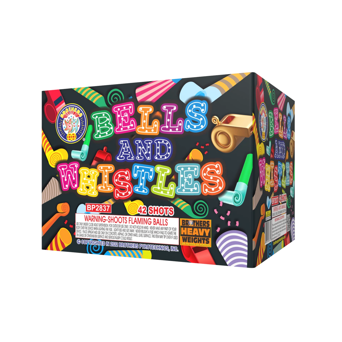 Bells and Whistles 42'S - Item # BP2837 – Liberty Fireworks