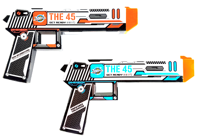 THE 45 HANDGUN - Item # M397 – Liberty Fireworks