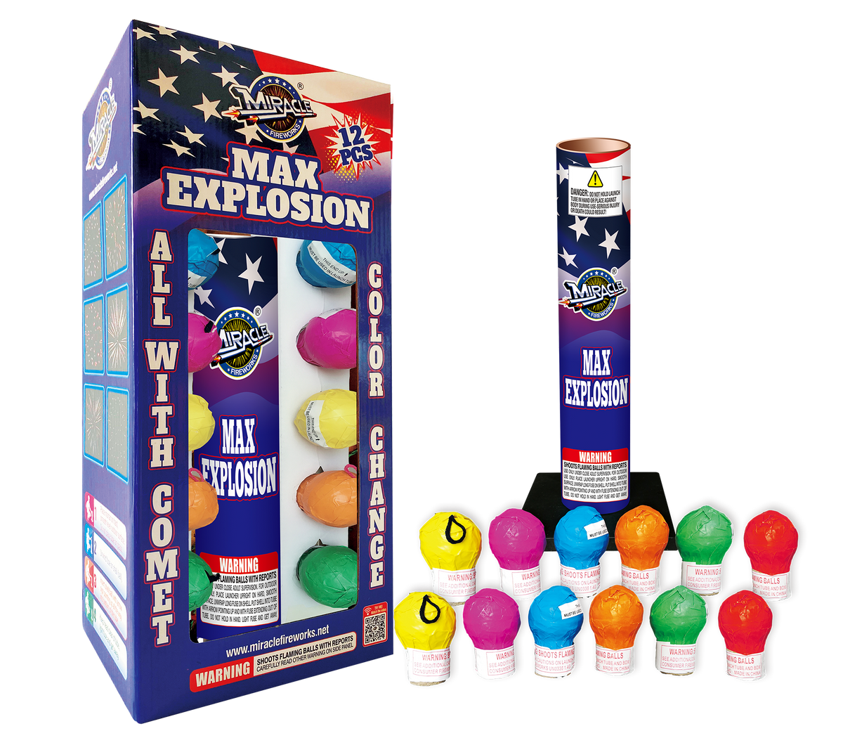 Max Explosion (Color Change Ball Shells) - Item # M800 – Liberty Max Explosion (Color Change Ball Shells) - Item # M800 – Liberty