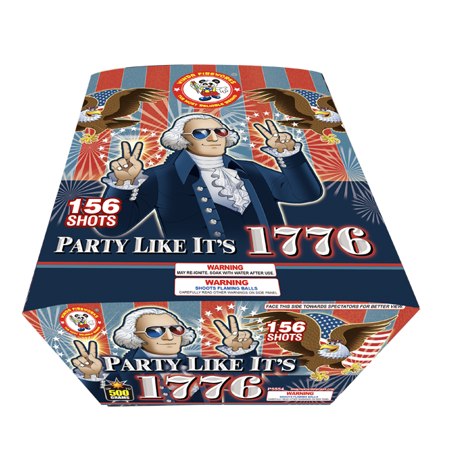 Party Like It's 1776 156'S - Item # P5554 – Liberty Fireworks