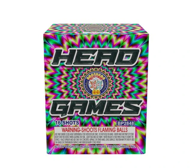HEAD GAME 16'S Item BP2848 Liberty Fireworks