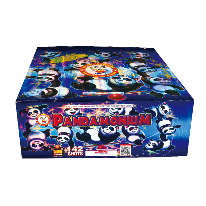 FANTASTICS 千社札 Pandamonium 142'S - Item # P5484 – Liberty Fireworks