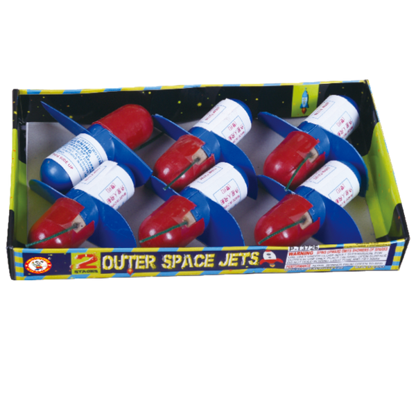 Outer Space Jet 2 Stages (6 pack)