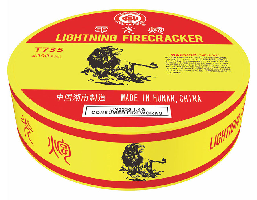 LIGHTING FIRECRACKER 4,000ct. - Item # T735 – Liberty Fireworks